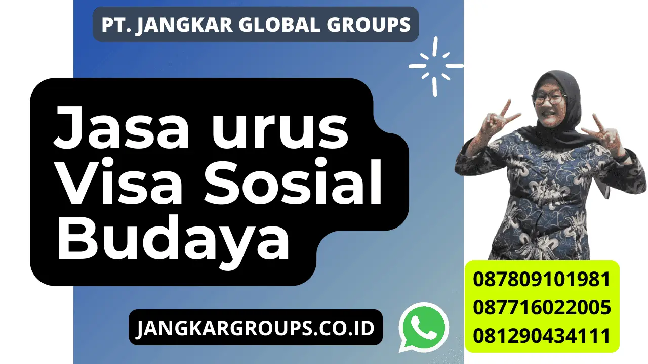 Jasa urus Visa Sosial Budaya