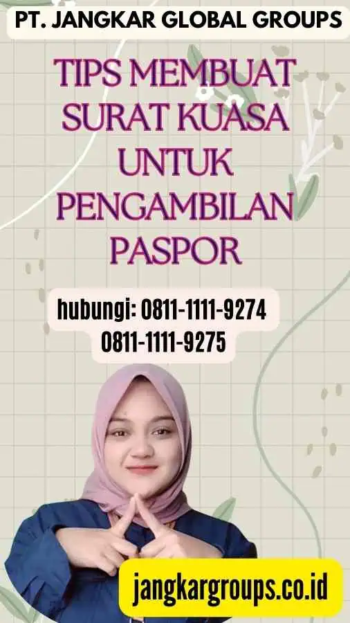 Tips Membuat Surat Kuasa untuk Pengambilan Paspor