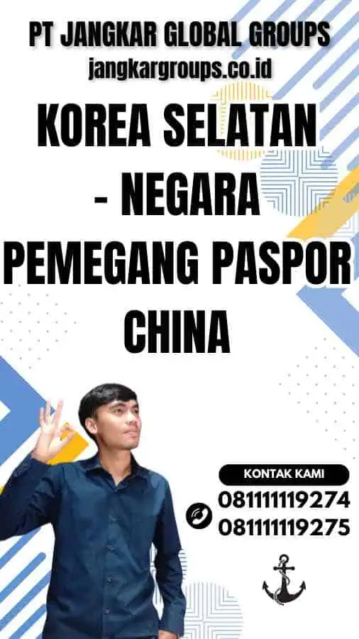 Korea Selatan - Negara Pemegang Paspor China