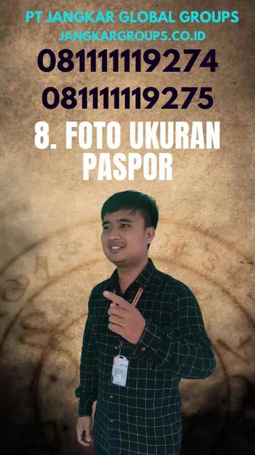 8. Foto Ukuran Paspor