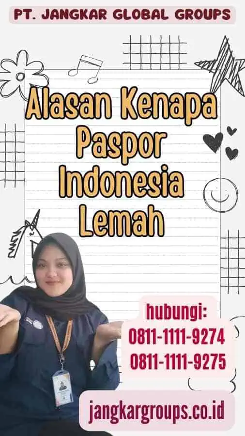 Alasan Kenapa Paspor Indonesia Lemah