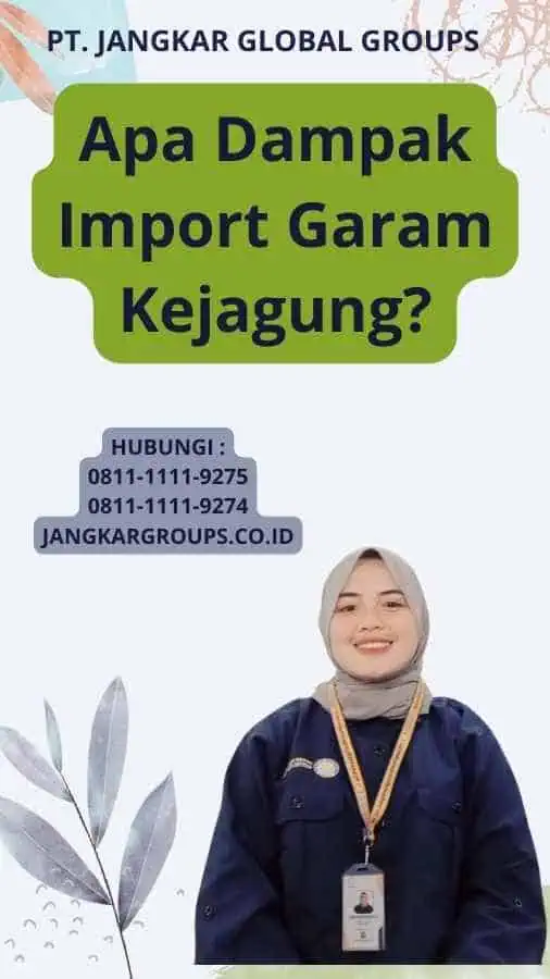 Apa Dampak Import Garam Kejagung?