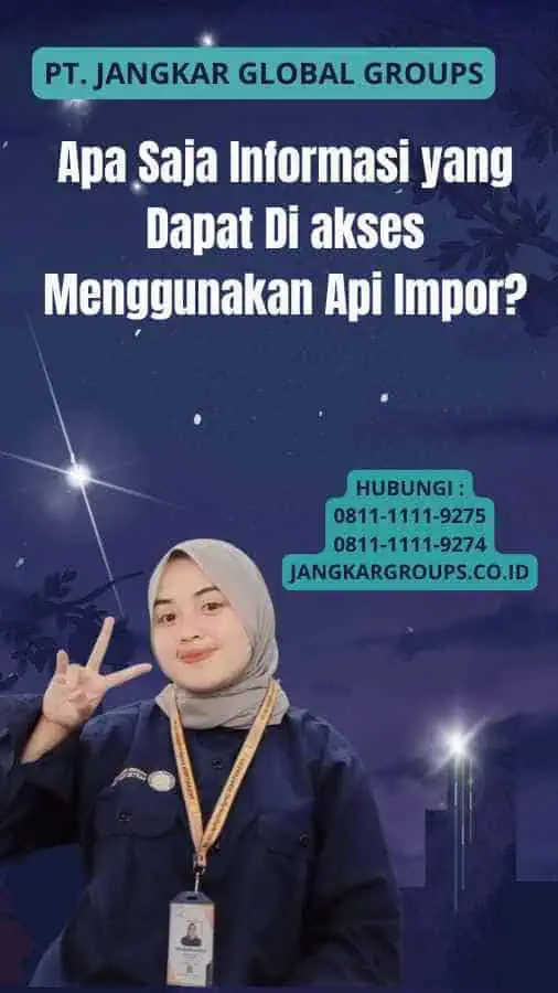 Apa Saja Informasi yang Dapat Di akses Menggunakan Api Impor?