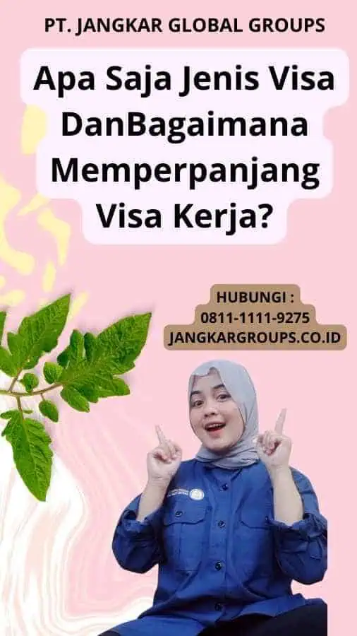 Apa Saja Jenis Visa DanBagaimana Memperpanjang Visa Kerja?