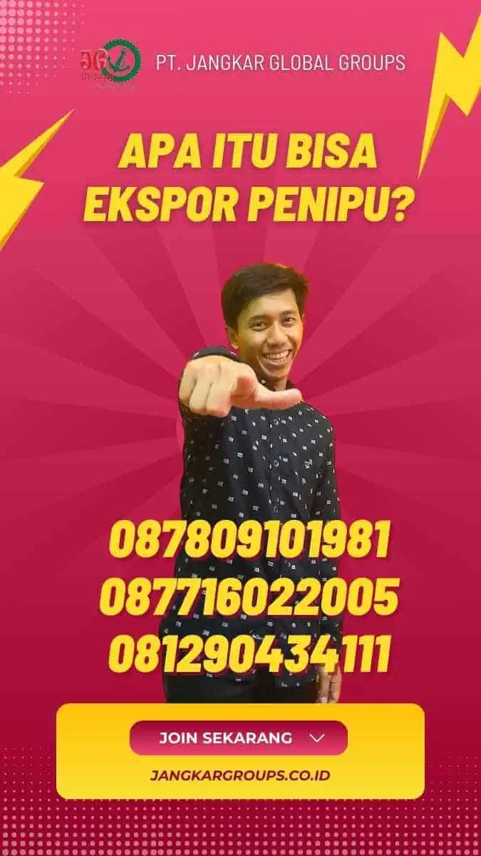 Apa itu Bisa Ekspor Penipu?