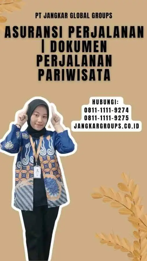 Asuransi Perjalanan Dokumen Perjalanan Pariwisata