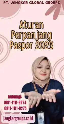 Aturan Perpanjang Paspor 2023