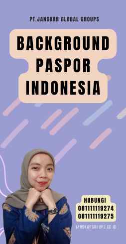 Background Paspor Indonesia