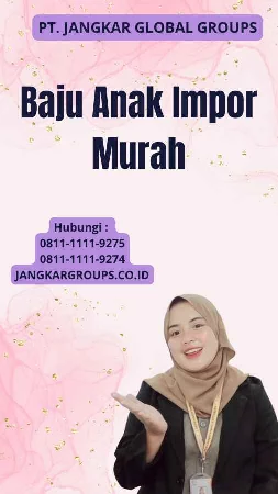 Baju Anak Impor Murah