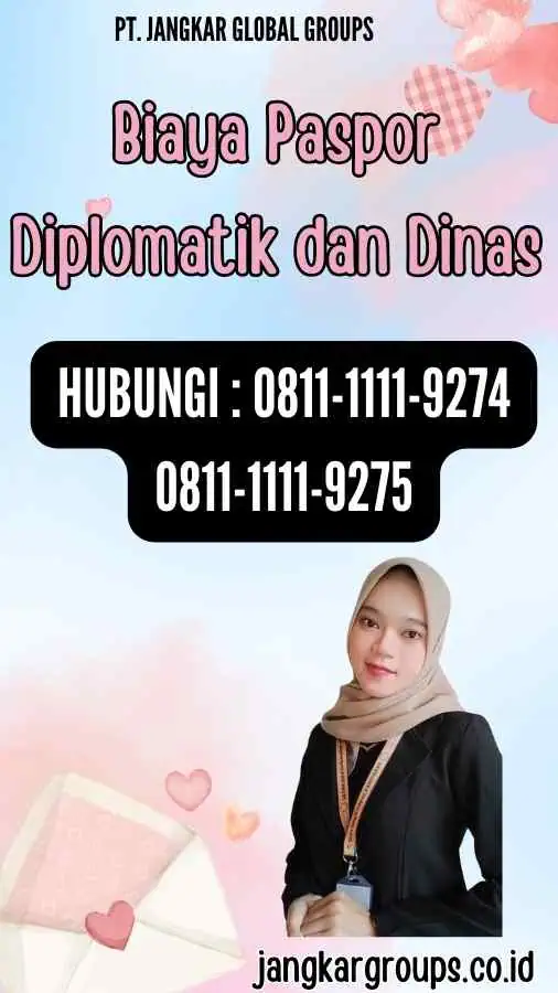 Biaya Paspor Diplomatik dan Dinas