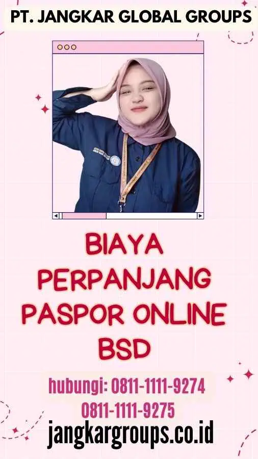 Biaya Perpanjang Paspor Online Bsd