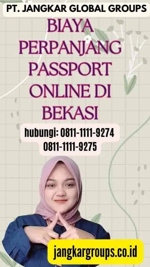 Biaya Perpanjang Passport Online di Bekasi