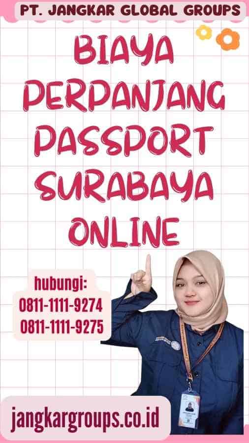 Biaya Perpanjang Passport Surabaya Online