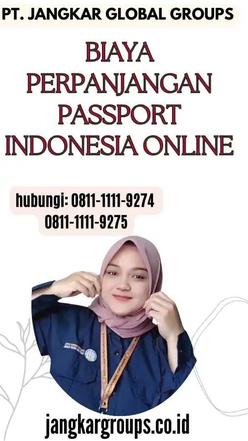 Biaya Perpanjangan Passport Indonesia Online