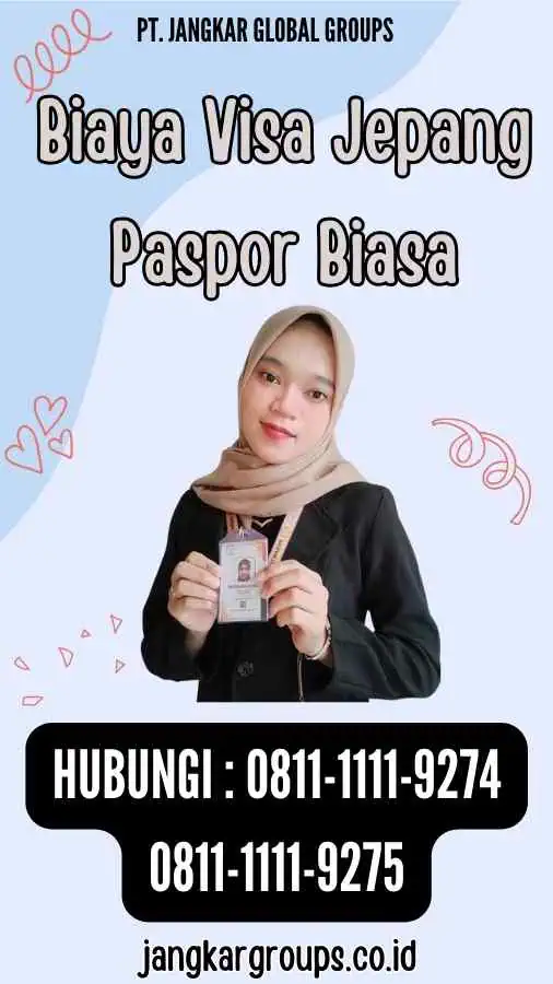 Biaya Visa Jepang Paspor Biasa