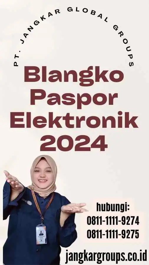 Blangko Paspor Elektronik 2024