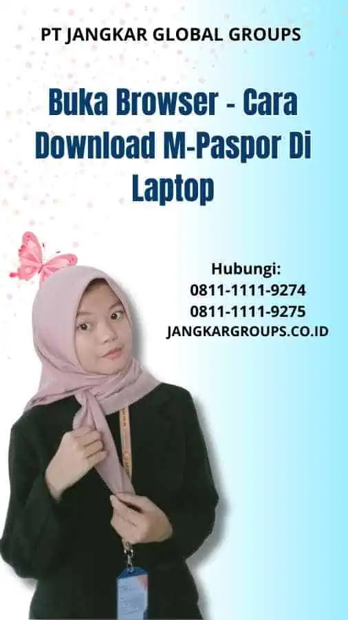 Buka Browser Cara Download M-Paspor Di Laptop