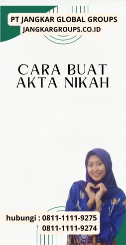 Cara Buat Akta Nikah