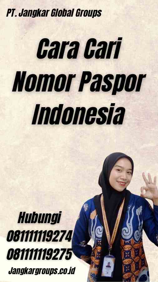 Cara Cari Nomor Paspor Indonesia