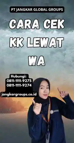 Cara Cek KK Lewat Wa