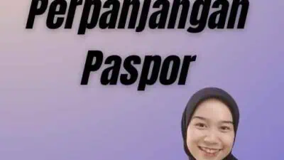 Cara Daftar Online Perpanjangan Paspor