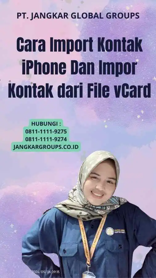 Cara Import Kontak iPhone Dan Impor Kontak dari File vCard