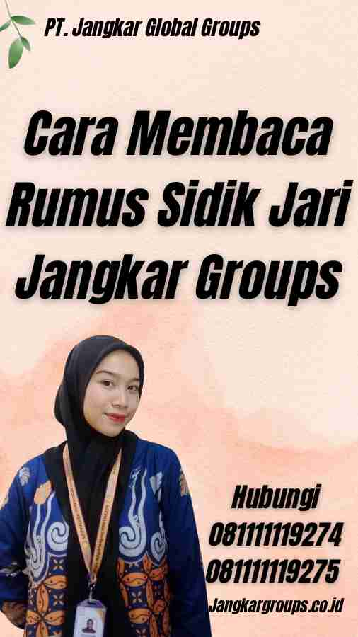 Cara Membaca Rumus Sidik Jari Jangkar Groups