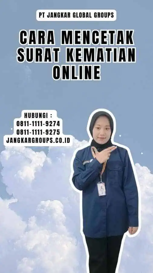 Cara Mencetak Surat Kematian Online