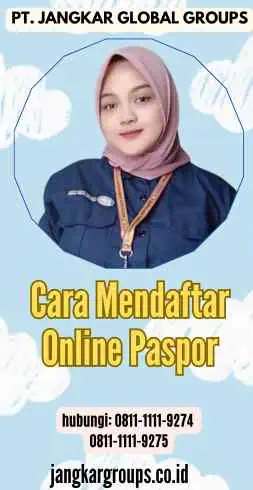 Cara Mendaftar Online Paspor