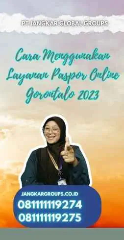 Cara Menggunakan Layanan Paspor Online Gorontalo 2023