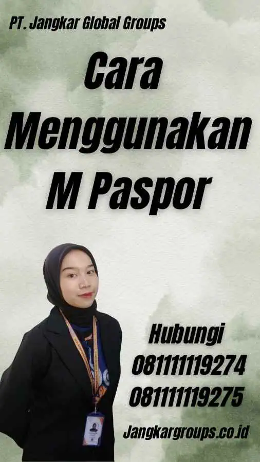 Cara Menggunakan M Paspor