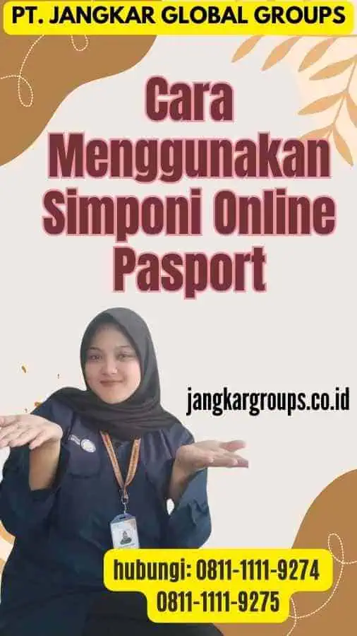 Cara Menggunakan Simponi Online Pasport