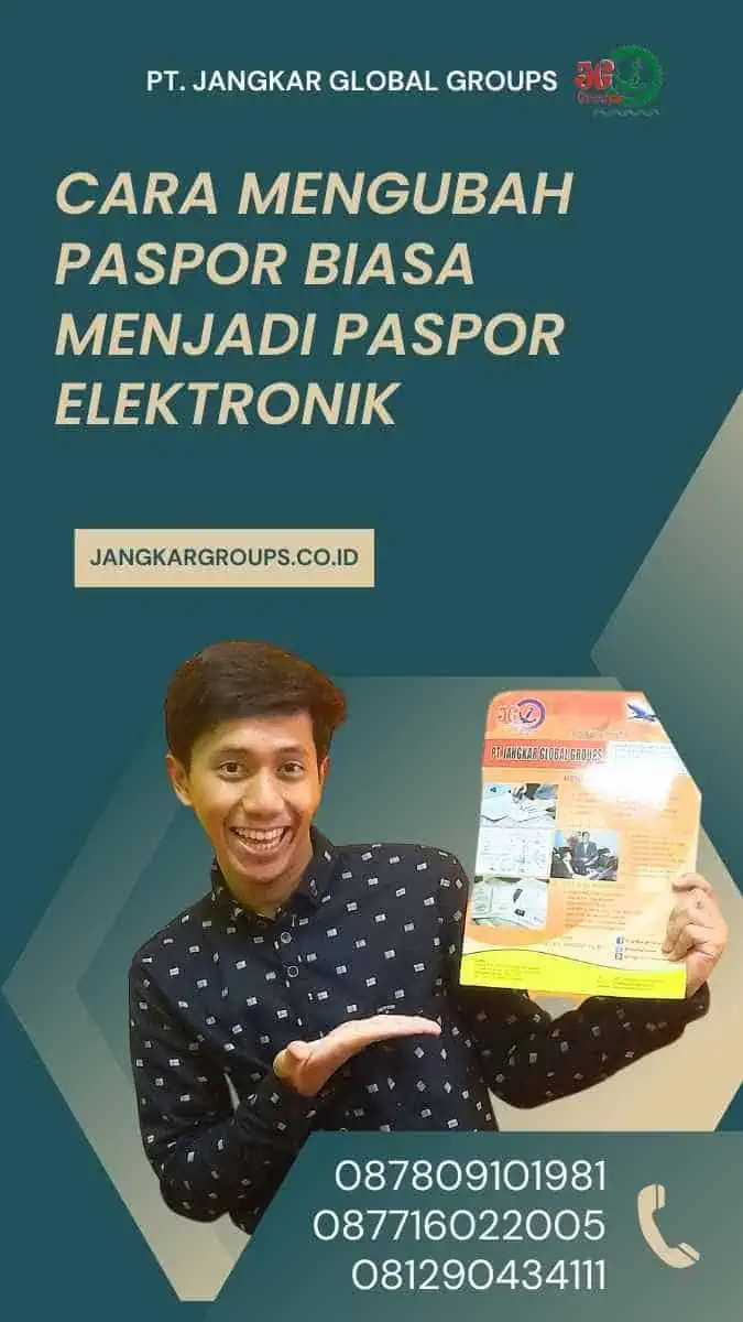 Cara Mengubah Paspor Biasa Menjadi Paspor Elektronik