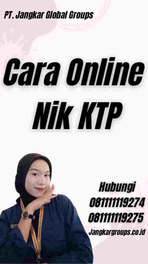 Cara Online Nik KTP