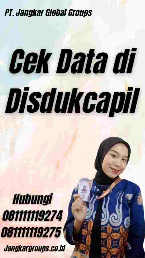 Cek Data di Disdukcapil