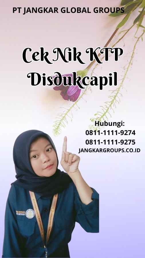 Cek Nik KTP Disdukcapil