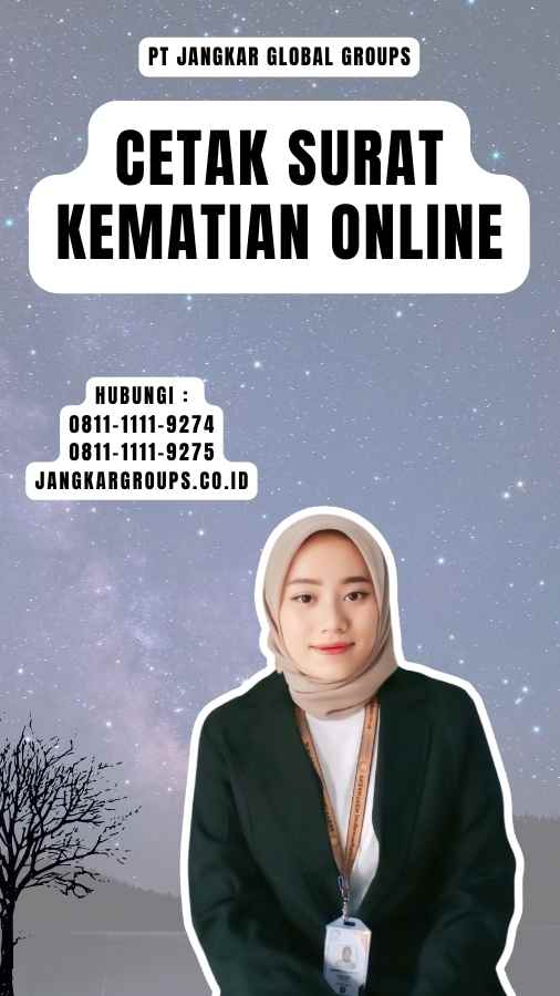 Cetak Surat Kematian Online