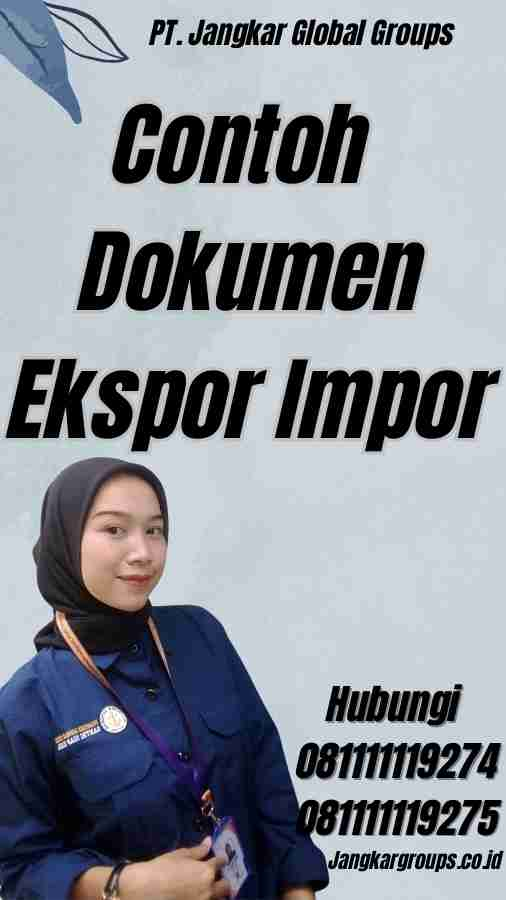 Contoh Dokumen Ekspor Impor