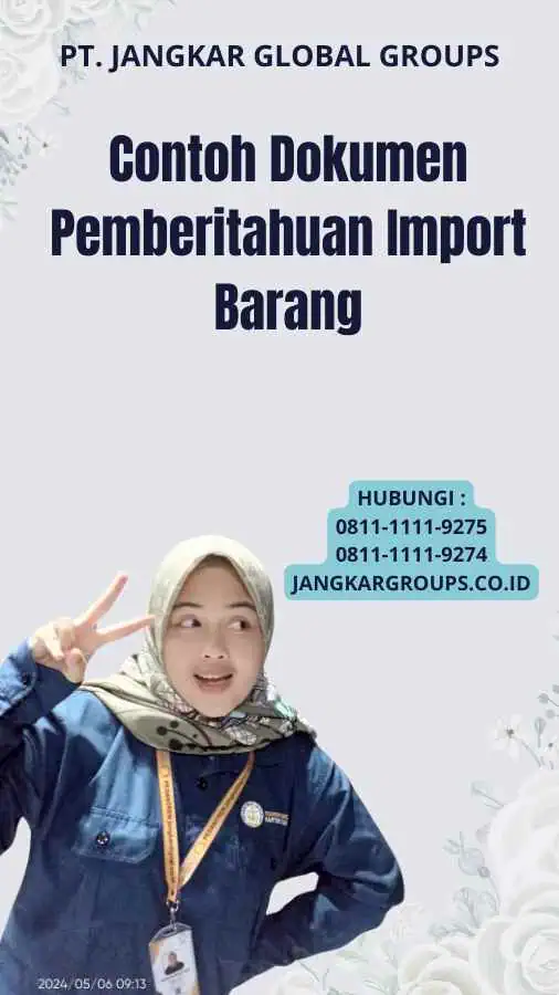 Contoh Dokumen Pemberitahuan Import Barang