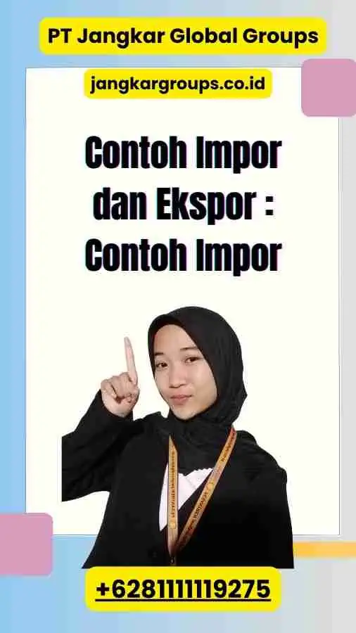 Contoh Impor dan Ekspor Contoh Impor