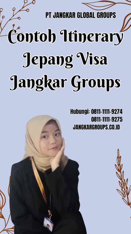 Contoh Itinerary Jepang Visa Jangkar Groups