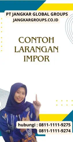 Contoh Larangan Impor