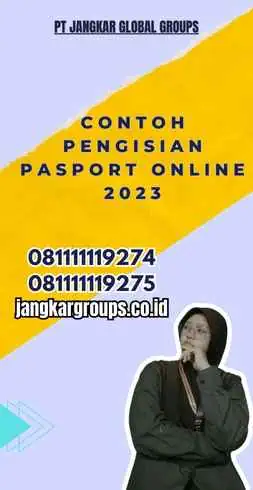 Contoh Pengisian Pasport Online 2023