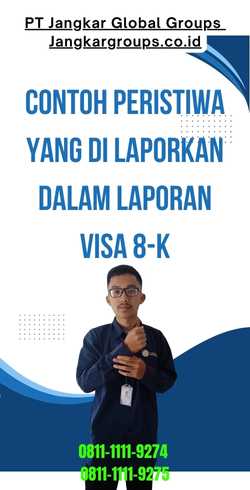 Contoh Peristiwa yang Di laporkan dalam Laporan Visa 8-K