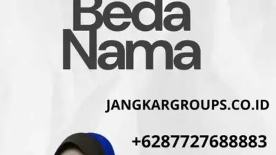 Contoh Surat Beda Nama