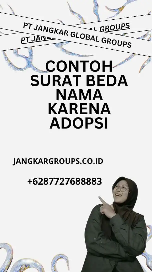 Contoh Surat Beda Nama karena Adopsi