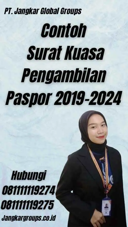 Contoh Surat Kuasa Pengambilan Paspor 2019-2024