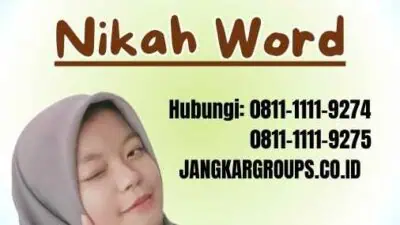 Contoh Surat Perjanjian Pra Nikah Word