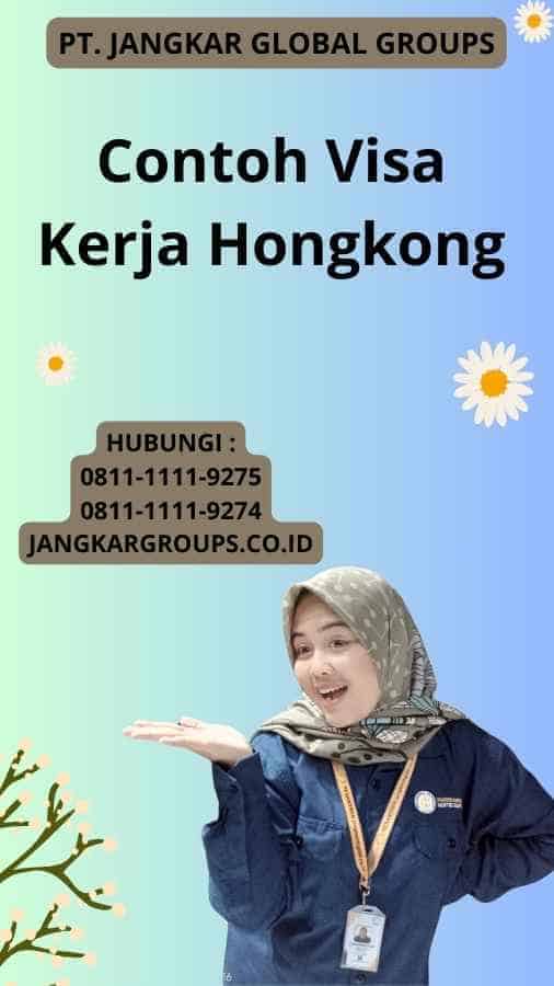 Contoh Visa Kerja Hongkong