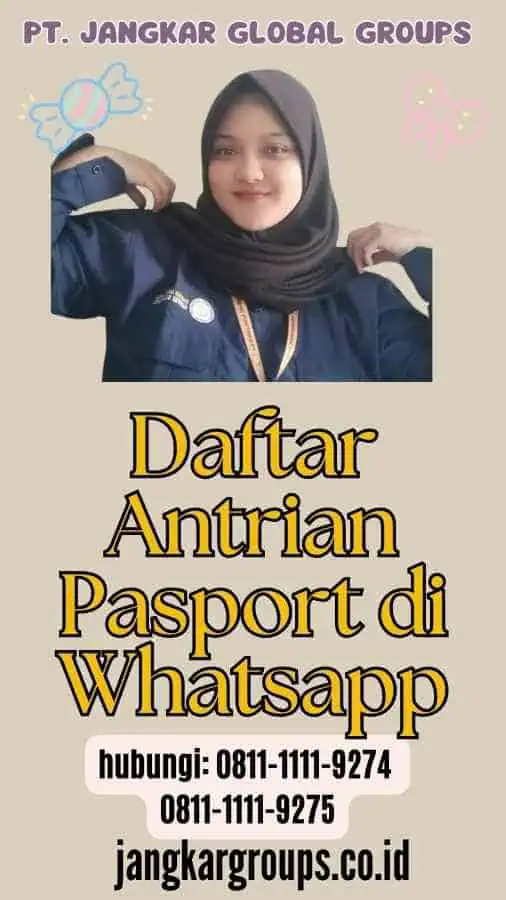 Daftar Antrian Pasport di Whatsapp